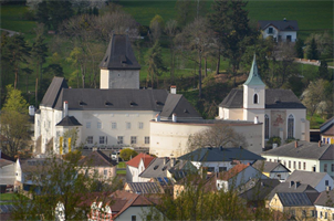 Luftaufnahme Schloss Pöggstall